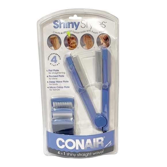 Conair Vintage 2000 Shiny Styles Model CS9SCS 5 Plates 5 in 1 NEW